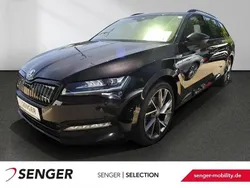 Schwarz Gebraucht 2022 Skoda Superb SportLine Kombi | 29.280 € (Guter Preis)