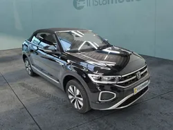 Schwarz Gebraucht 2024 VW T-Roc Cabriolet Move Cabrio | 28.000 € (Superpreis)