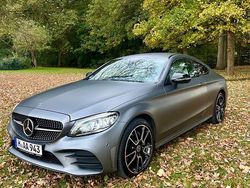 Grau Gebraucht 2019 Mercedes C200 AMG line Coupé | 28.699 € (Teuer)