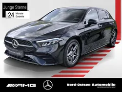 Metalliclack kosmosschwarz Gebraucht 2023 Mercedes A180 AMG Limousine | 29.990 € (Fairer Preis)