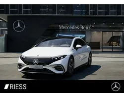 Manufaktur diamantweiß bright Gebraucht 2023 Mercedes EQS580 AMG Limousine | 70.940 € (Fairer Preis)