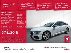 Gletscherweiß metallic Gebraucht 2024 Audi S6 Ambiente Kombi | 59.980 € (Superpreis)