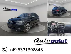 Schwarz Gebraucht 2021 VW Tiguan Allspace R-line SUV | 33.950 € (Teuer)