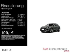 Chronosgrau metallic (metallic) Gebraucht 2024 Audi Q3 Advanced Plus SUV | 38.499 € (Fairer Preis)