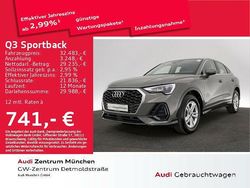 Chronosgrau metallic Gebraucht 2022 Audi Q3 Sportback Sport SUV | 32.483 € (Fairer Preis)