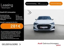 Weiß Gebraucht 2024 Audi A3 Advanced Limousine | 31.580 € (Teuer)