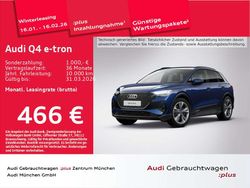 Navarrablau metallic Gebraucht 2024 Audi Q4 e-tron S-Line SUV | 49.773 € (Fairer Preis)