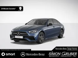 Metalliclack sodalithblau (metallic) Gebraucht 2024 Mercedes C220 AMG Limousine | 44.850 € (Fairer Preis)