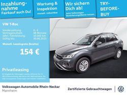 Indiumgrau metallic Gebraucht 2024 VW T-Roc Life SUV | 21.991 € (Guter Preis)