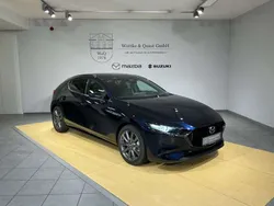 Deep crystal blue Neu 2024 Mazda 3 Exclusive-Line Limousine | 26.950 € (Fairer Preis)