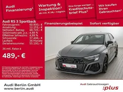 Grau Gebraucht 2022 Audi RS3 Sportback Ambiente Kleinwagen | 60.900 € (Teuer)
