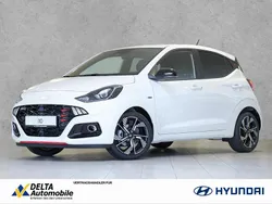 Atlas white / sol Neu 2025 Hyundai i10 N Line Kleinwagen | 19.380 € (Fairer Preis)