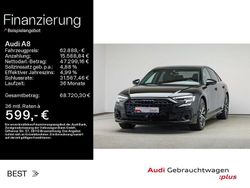 Brillantschwarz Gebraucht 2023 Audi A8 S-Line Limousine | 60.888 € (Guter Preis)
