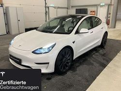 Weiß Gebraucht 2021 Tesla Model 3 Performance Limousine | 29.600 € (Fairer Preis)