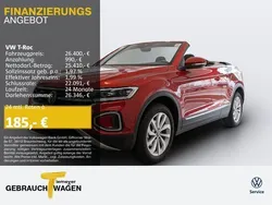Rot Gebraucht 2024 VW T-Roc Cabriolet Style Cabrio | 26.400 € (Superpreis)