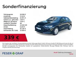 Brillantschwarz Gebraucht 2024 Audi A3 Ambiente Limousine | 28.990 € (Superpreis)