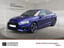 Blau (san marino blau met. (bmw)) Gebraucht 2024 Audi S5 Sportback Ambiente Kleinwagen | 74.880 €