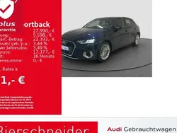 Blau Gebraucht 2024 Audi A3 Sportback Advanced Limousine | 27.990 € (Superpreis)