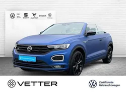 Blau Gebraucht 2022 VW T-Roc Cabriolet R-line Edition Cabrio | 27.949 € (Guter Preis)