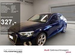 Blau Gebraucht 2024 Audi A3 Advanced Limousine | 31.689 € (Superpreis)