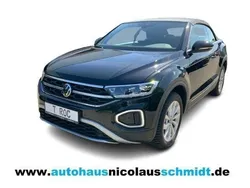 Schwarz Gebraucht 2024 VW T-Roc Cabriolet Style Cabrio | 33.950 € (Etwas zu teuer)