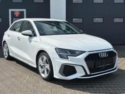 Weiß Gebraucht 2022 Audi A3 Sportback S-Line Limousine | 19.899 € (Fairer Preis)