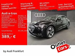 Brillantschwarz/brillantschwar Gebraucht 2021 Audi e-tron Advanced SUV | 26.850 € (Guter Preis)
