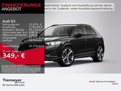 Schwarz Gebraucht 2023 Audi Q3 S-Line SUV | 33.970 € (Superpreis)