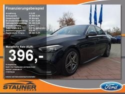 Obsidianschwarz metalliclack Gebraucht 2024 Mercedes C180 AMG line Limousine | 34.980 € (Guter Preis)