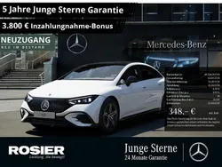 Weiss / polarweiß Gebraucht 2024 Mercedes EQE300 Sport Edition Limousine | 49.544 €