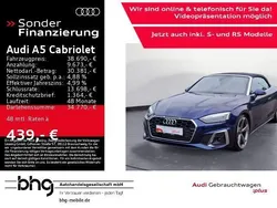 Blau Gebraucht 2022 Audi A5 Cabriolet S-Line Cabrio | 38.690 € (Fairer Preis)