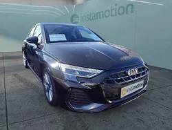 Schwarz Gebraucht 2024 Audi A3 Sportback S-Line Limousine | 32.390 € (Superpreis)
