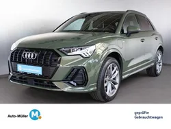 Distriktgrün metallic (metallic) Gebraucht 2022 Audi Q3 Exclusive SUV | 35.479 € (Guter Preis)