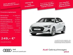 Gletscherweiss Gebraucht 2024 Audi A3 Sportback Advanced Limousine | 31.988 € (Superpreis)