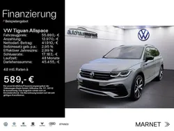 Pyritsilber metallic Gebraucht 2024 VW Tiguan Allspace R-line SUV | 55.880 €