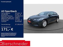 Grau Gebraucht 2024 Audi A3 Sportback Business Kleinwagen | 24.550 € (Superpreis)