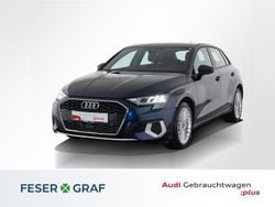 Blau (navarrablau metallic) Gebraucht 2024 Audi A3 Sportback Advanced Plus Limousine | 26.220 € (Superpreis)