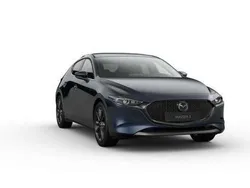 Deep crystal blue Gebraucht 2024 Mazda 3 Exclusive-Line Limousine | 32.785 € (Etwas zu teuer)