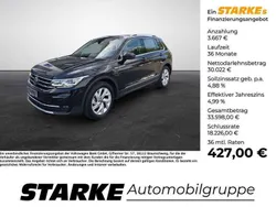 Schwarz (deep black perleffekt) Gebraucht 2022 VW Tiguan Elegance+ SUV | 33.278 € (Fairer Preis)