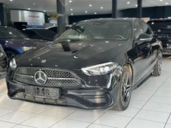 Obsidianschwarz metalliclack Gebraucht 2022 Mercedes C300e AMG line Limousine | 37.990 € (Etwas zu teuer)