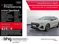 Beige Gebraucht 2021 Audi e-tron Sportback S-Line SUV | 36.960 € (Fairer Preis)