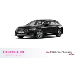 Schwarz Gebraucht 2024 Audi A6 S-Line Kombi | 50.990 €