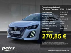 Schneeweiß Gebraucht 2025 Peugeot 208 Allure Kleinwagen | 21.440 €