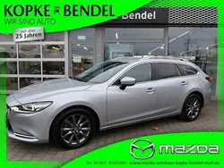 Sonic silver (metallic) Gebraucht 2020 Mazda 6 Exclusive-Line Kombi | 20.820 € (Superpreis)