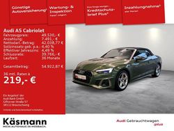 Distriktgrün metallic Gebraucht 2024 Audi A5 Cabriolet S-Line Cabrio | 49.530 € (Guter Preis)