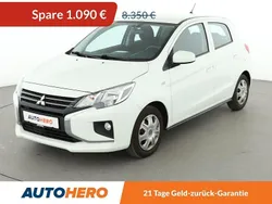 Weiß Gebraucht 2021 Mitsubishi Space Star Spirit Kleinwagen | 7.260 € (Fairer Preis)