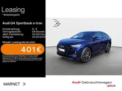 Blau Gebraucht 2024 Audi Q4 Sportback e-tron S-Line SUV | 48.960 € (Fairer Preis)
