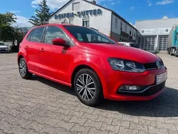 Rot Gebraucht 2016 VW Polo Allstar Limousine | 7.900 € (Fairer Preis)
