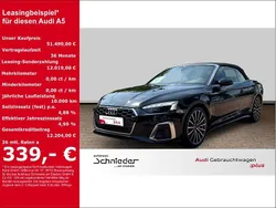 Schwarz Gebraucht 2024 Audi A5 Cabriolet S-line plus Cabrio | 51.490 € (Fairer Preis)