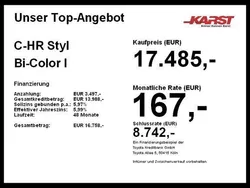 Marlingrau metallic / dach schwarz Gebraucht 2017 Toyota C-HR Plus SUV | 17.485 € (Fairer Preis)